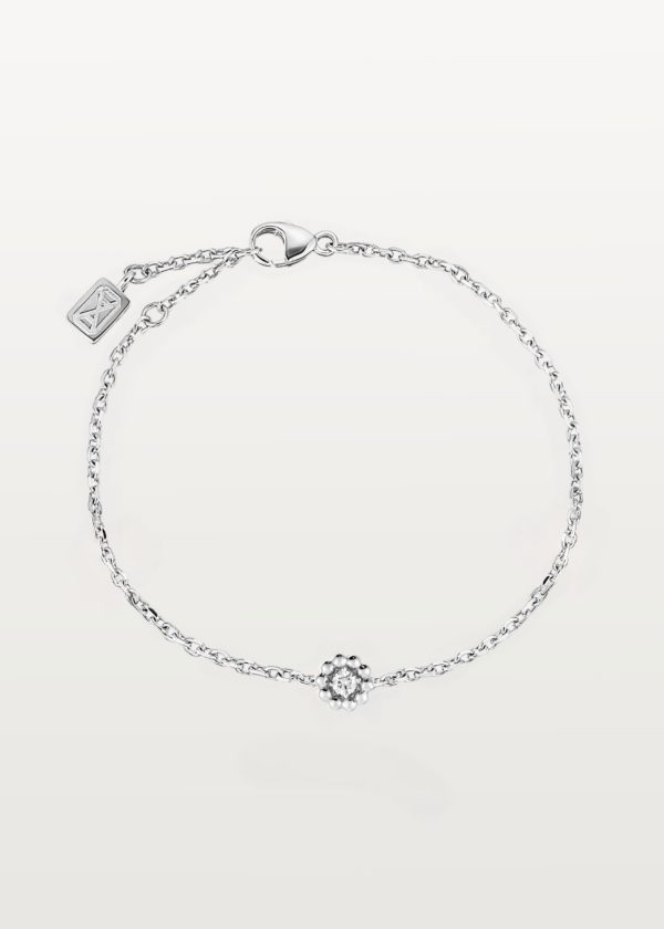 Le Petite Fleur Diamond Bracelet, White Gold